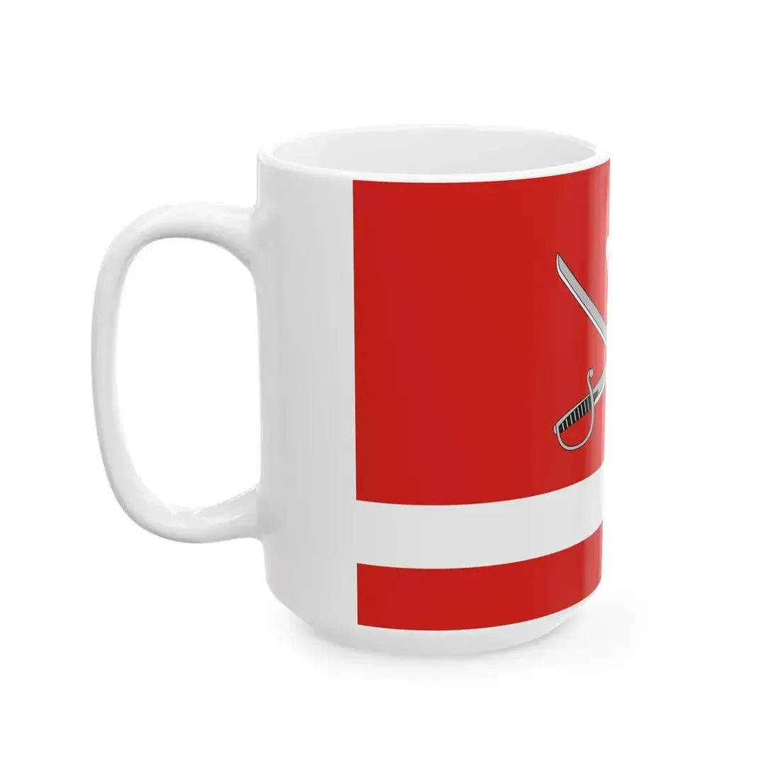 POL gmina Nowa Wies Wielka flag (Poland) White Coffee Mug - Go Mug Yourself