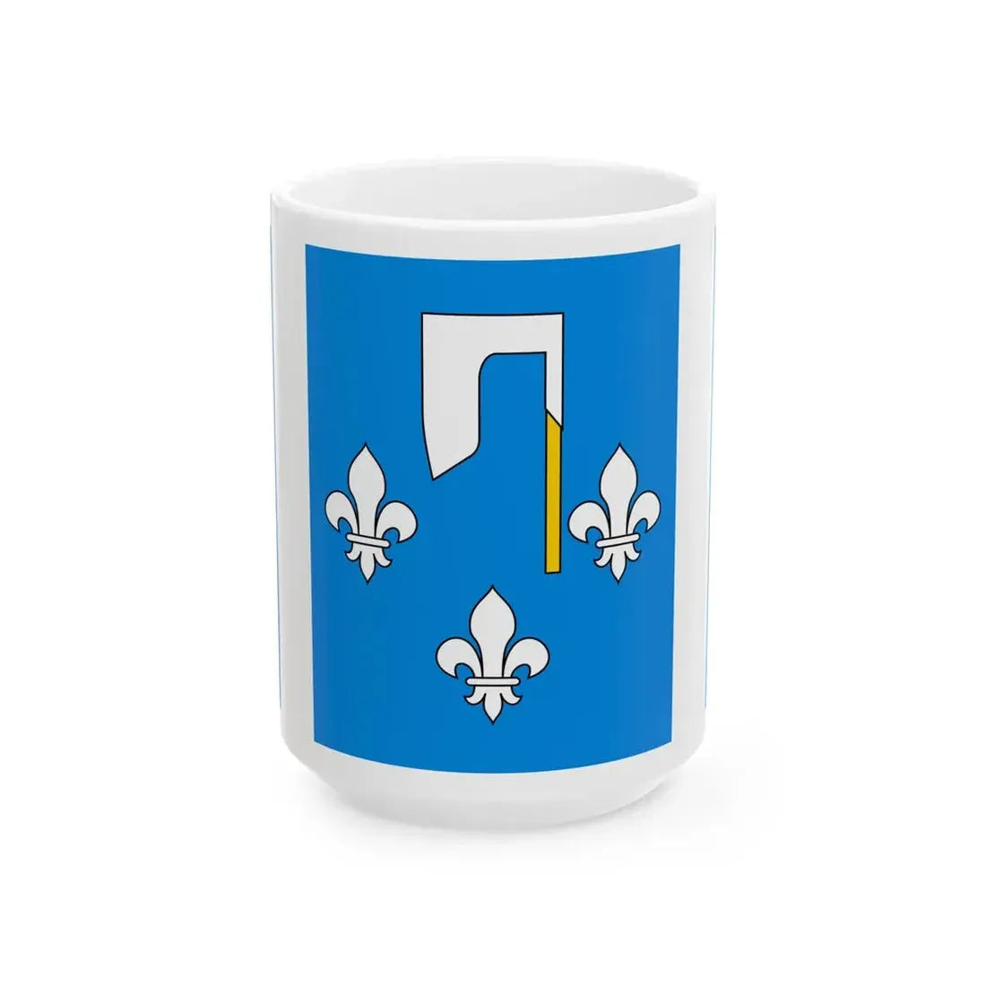 POL gmina Nowe Brzesko flag (Poland) White Coffee Mug 15oz - Go Mug Yourself