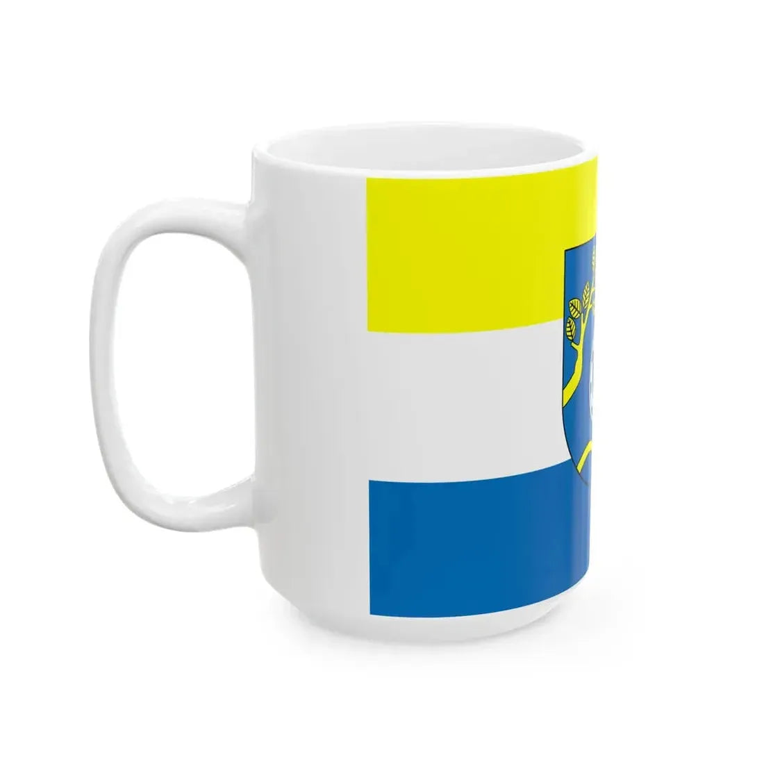 POL gmina Nowosolna flag (Poland) White Coffee Mug - Go Mug Yourself