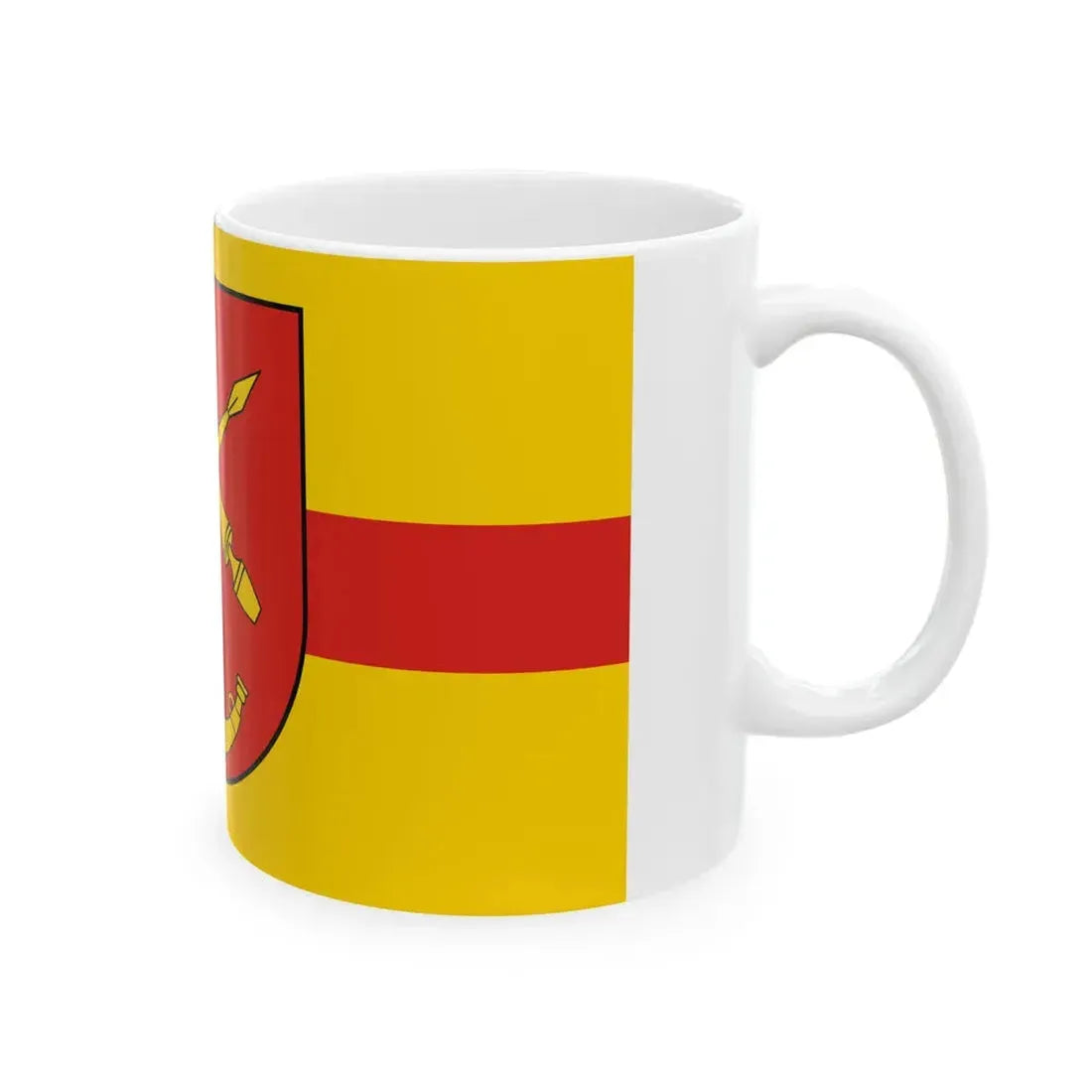POL gmina Obsza flag (Poland) White Coffee Mug - Go Mug Yourself