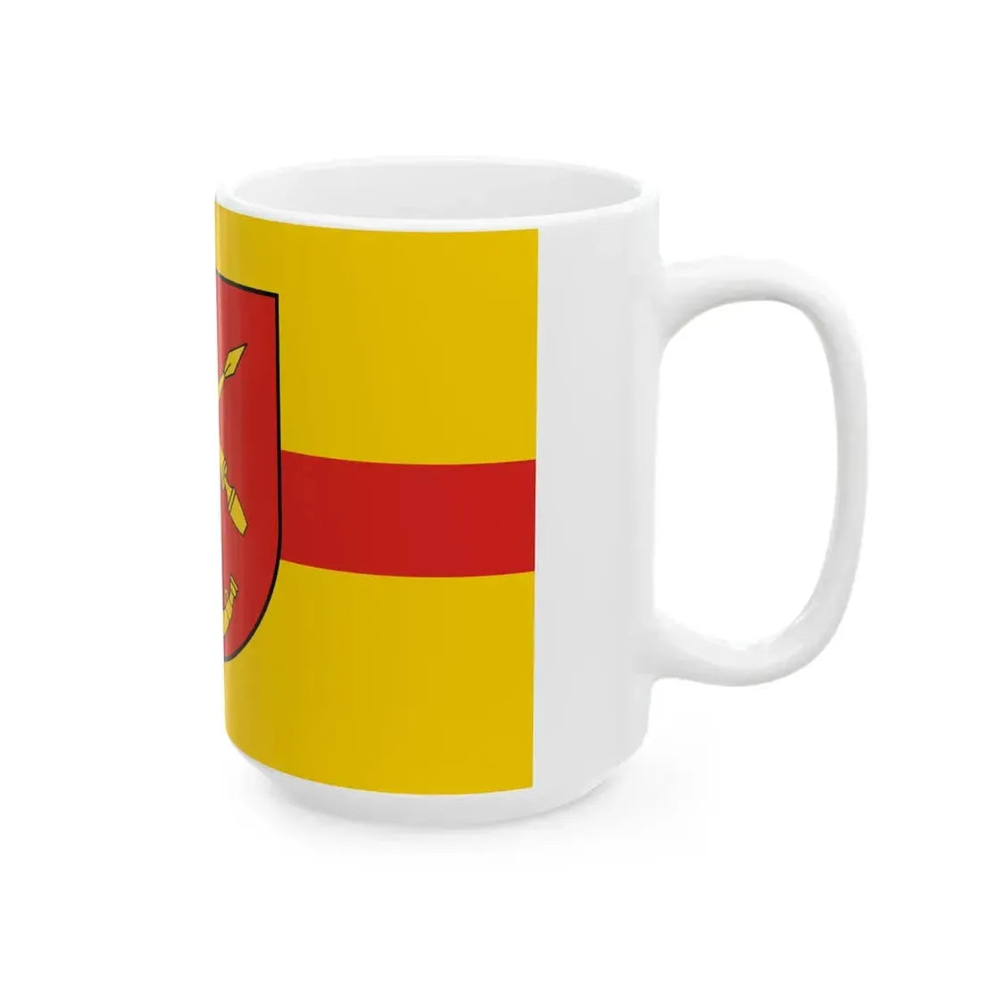 POL gmina Obsza flag (Poland) White Coffee Mug - Go Mug Yourself