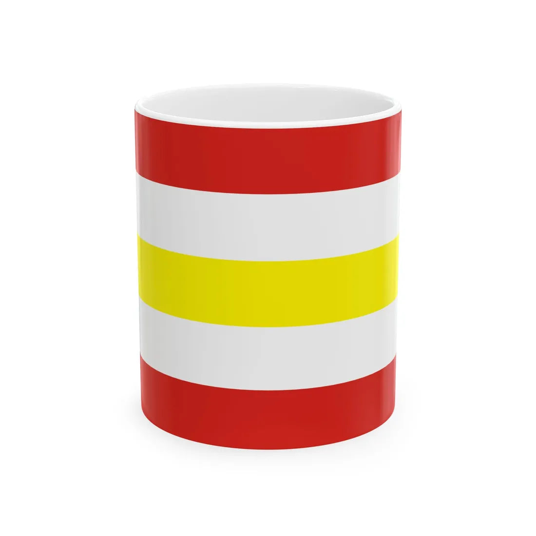 POL gmina Osiek Jasielski flag (Poland) White Coffee Mug 11oz - Go Mug Yourself