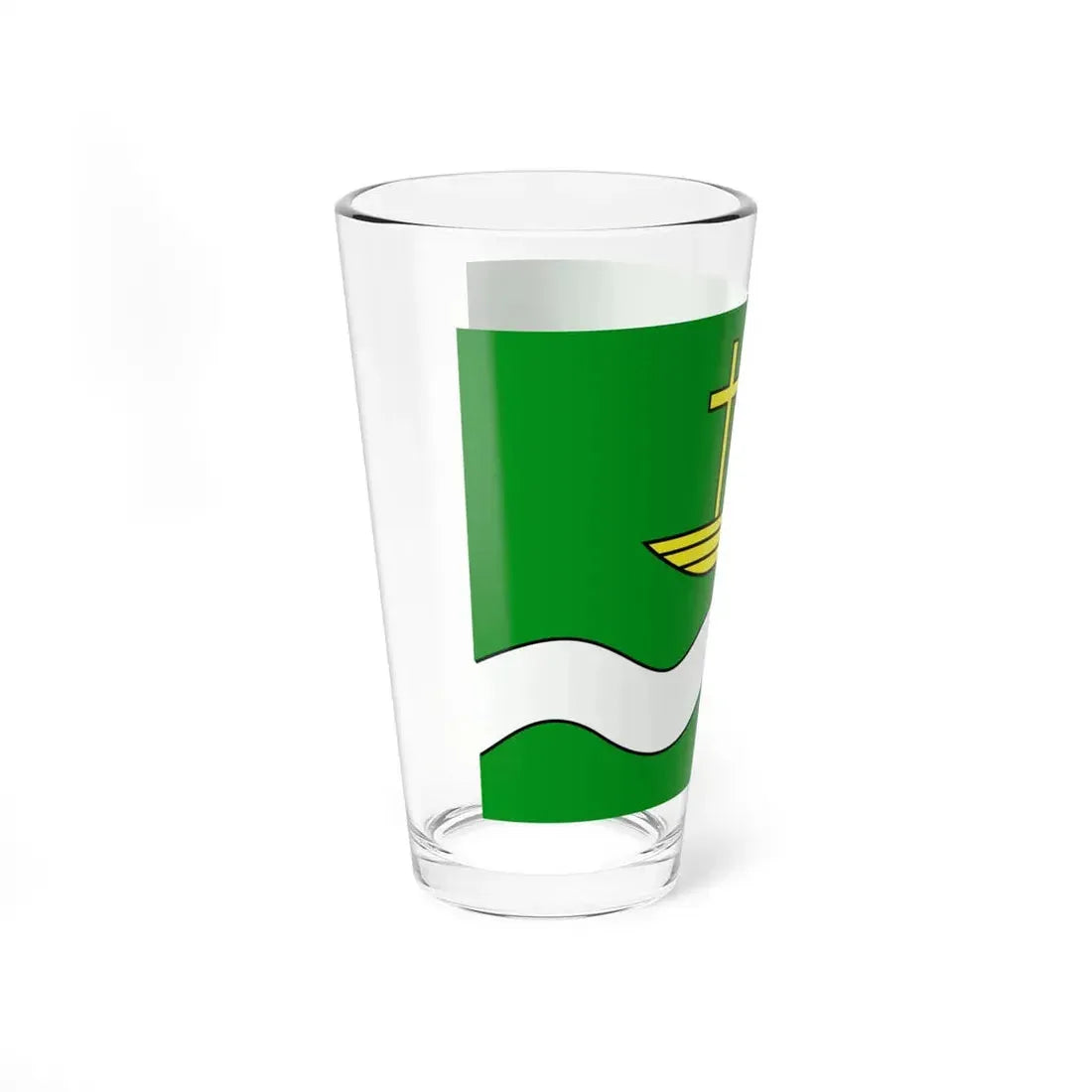 POL gmina Płaska flag (Poland) Pint Glass 16oz - Go Mug Yourself
