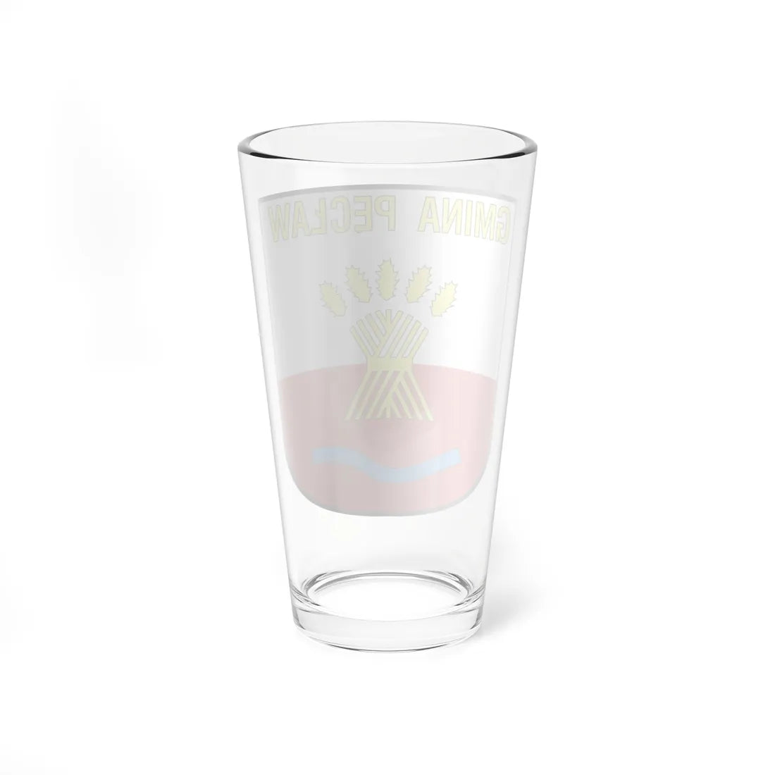 POL gmina Pęcław logo (Poland) (Coat of Arms) Pint Glass 16oz - Go Mug Yourself