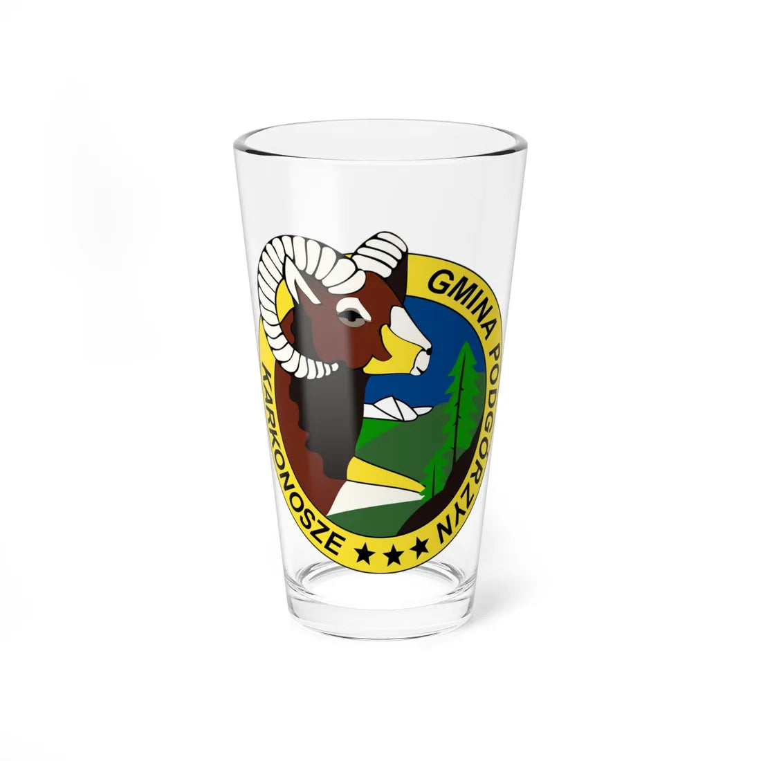 POL gmina Podgórzyn COA (Poland) (Coat of Arms) Pint Glass 16oz - Go Mug Yourself