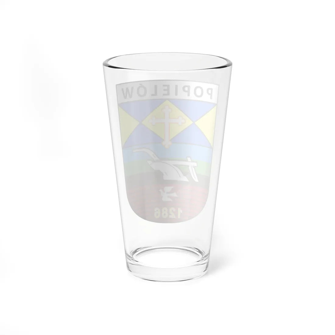 POL gmina Popielów COA (Poland) (Coat of Arms) Pint Glass 16oz - Go Mug Yourself