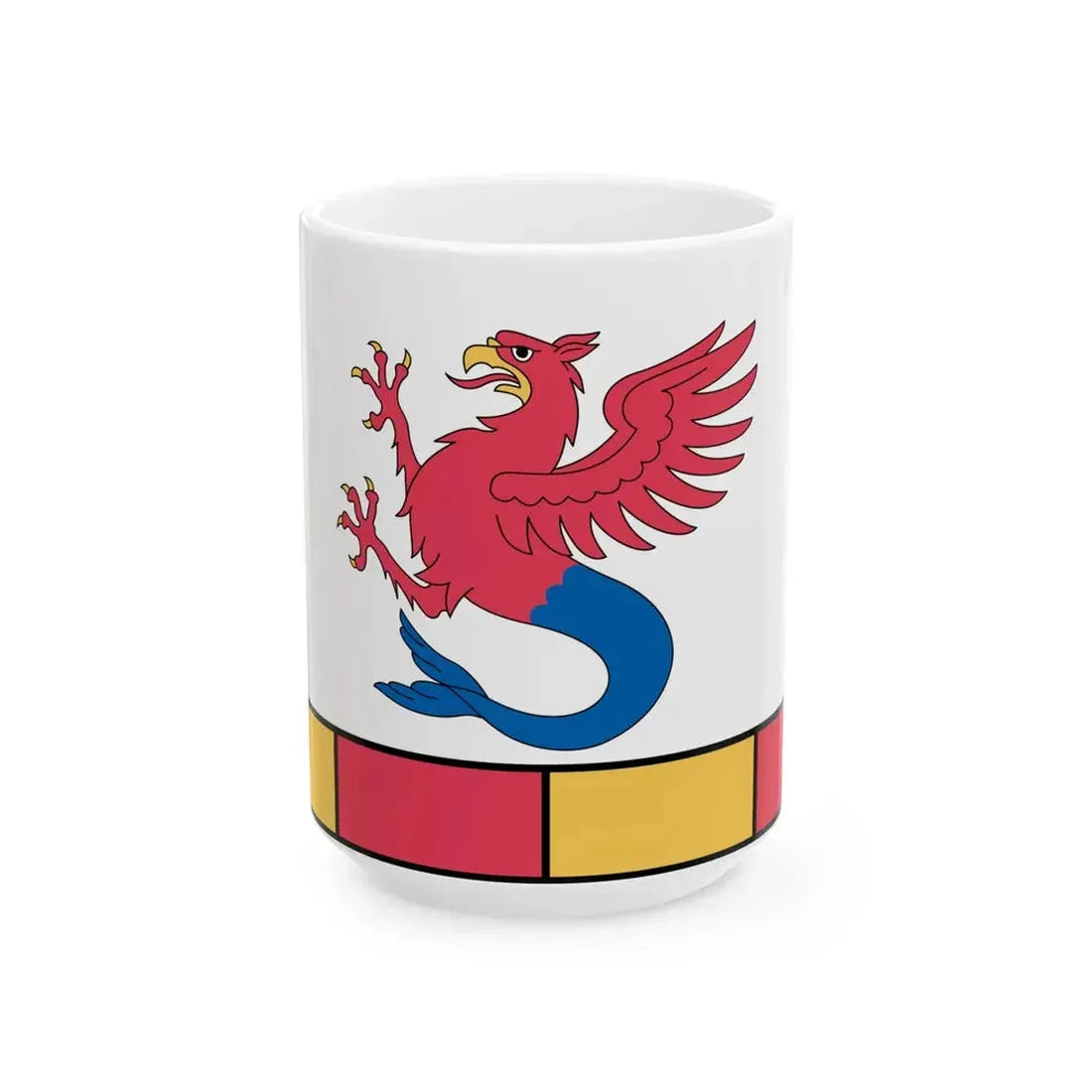 POL gmina Potegowo flag (Poland) White Coffee Mug 15oz - Go Mug Yourself