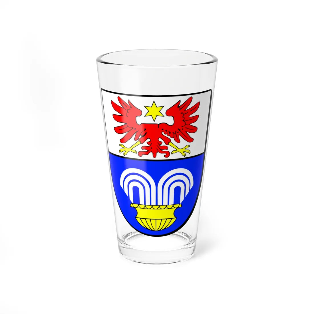 POL gmina Rędziny COA (Poland) (Coat of Arms) Pint Glass 16oz 16oz - Go Mug Yourself