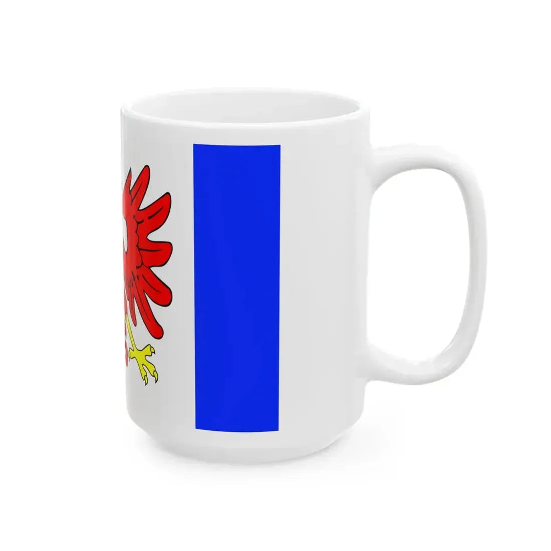 POL gmina Redziny flag (Poland) White Coffee Mug - Go Mug Yourself