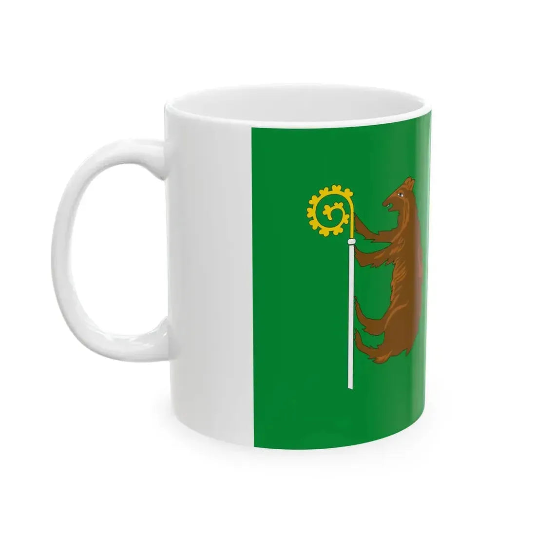 POL gmina Reszel flag (Poland) White Coffee Mug - Go Mug Yourself