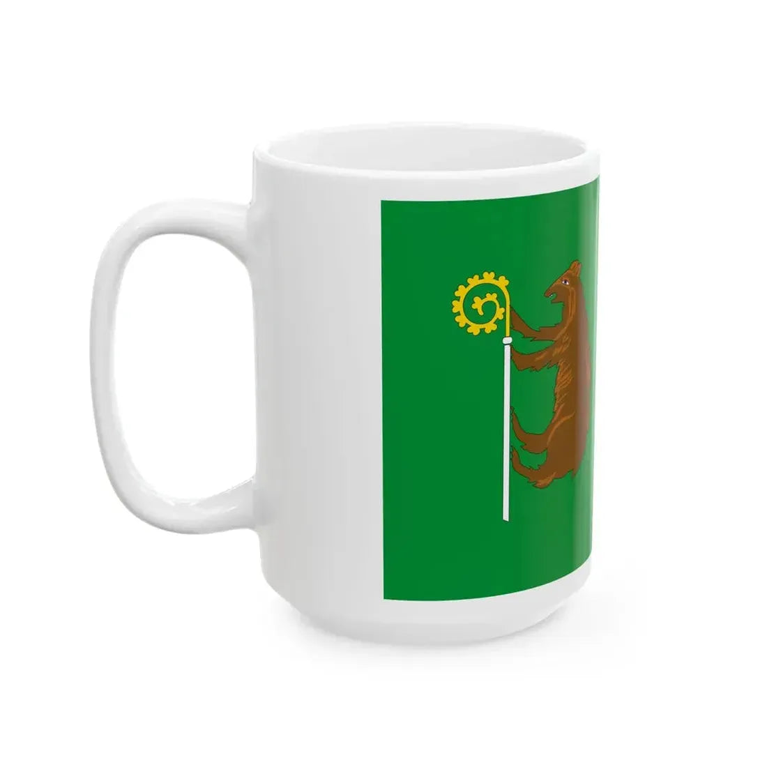 POL gmina Reszel flag (Poland) White Coffee Mug - Go Mug Yourself