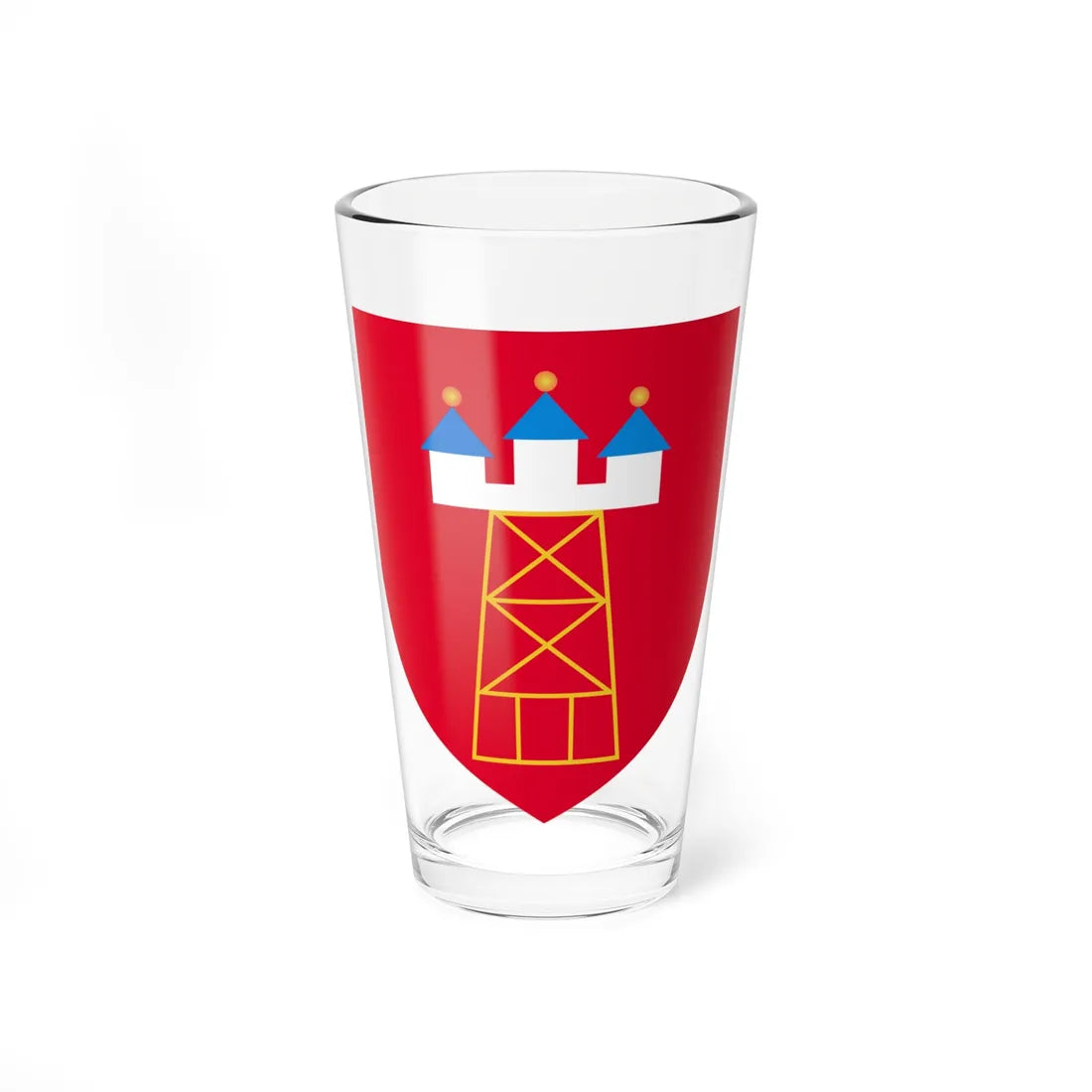 POL gmina Rozprza COA (Poland) (Coat of Arms) Pint Glass 16oz 16oz - Go Mug Yourself