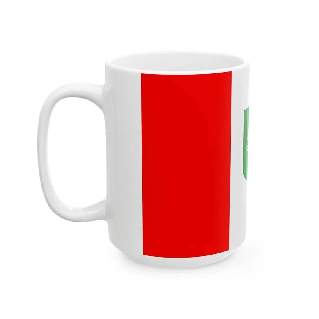 POL gmina Rudniki flag (Poland) White Coffee Mug - Go Mug Yourself