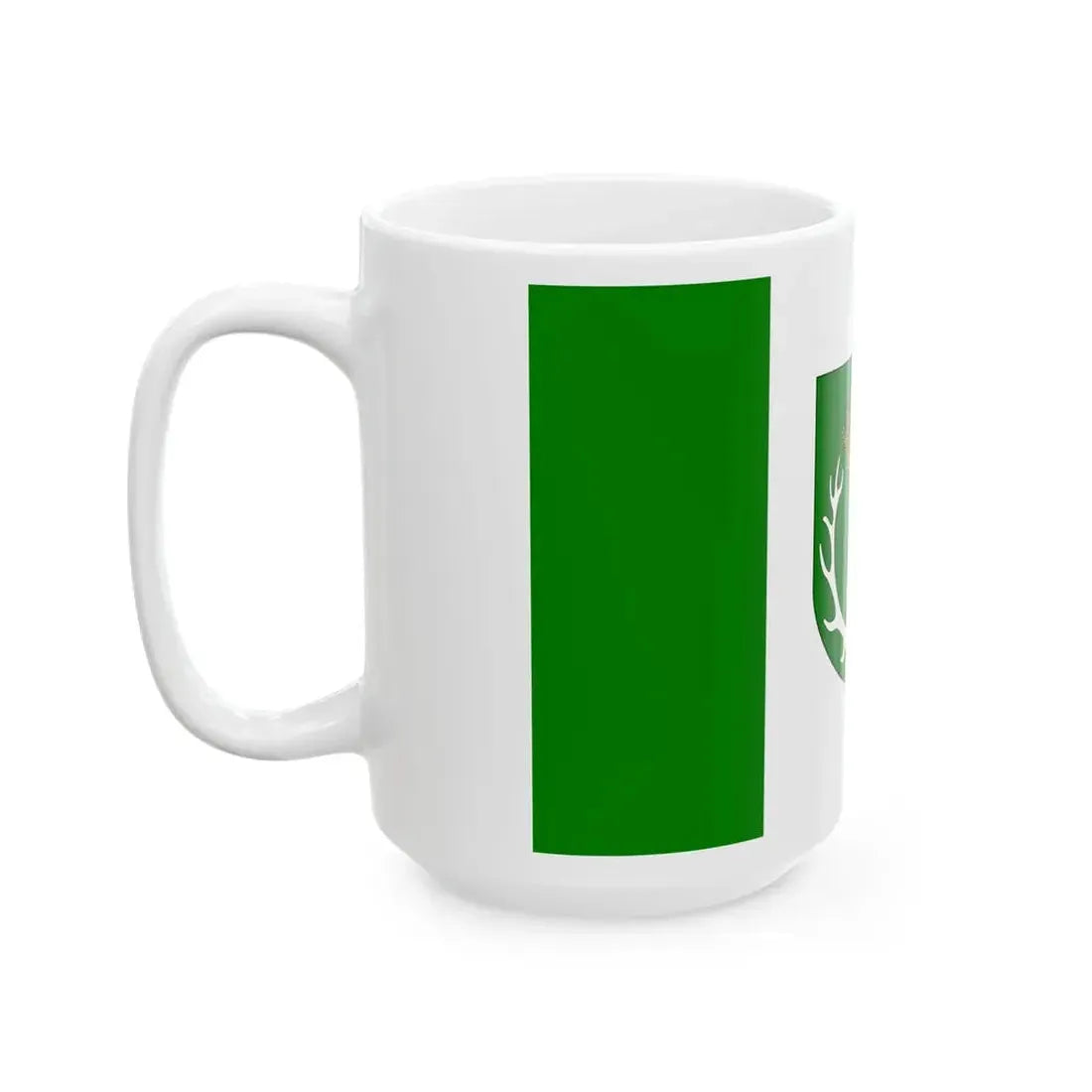 POL gmina Ruja flag (Poland) White Coffee Mug - Go Mug Yourself