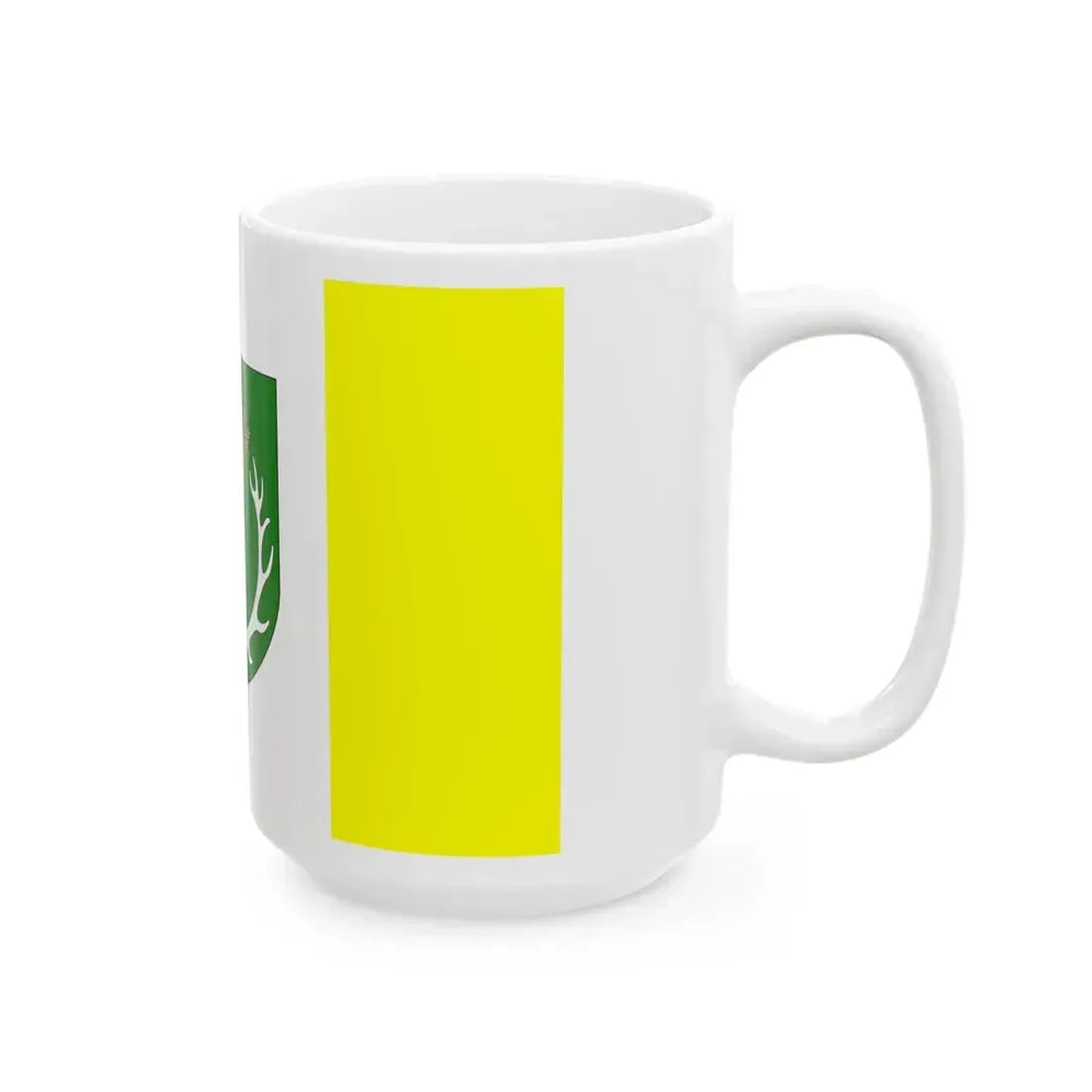POL gmina Ruja flag (Poland) White Coffee Mug - Go Mug Yourself