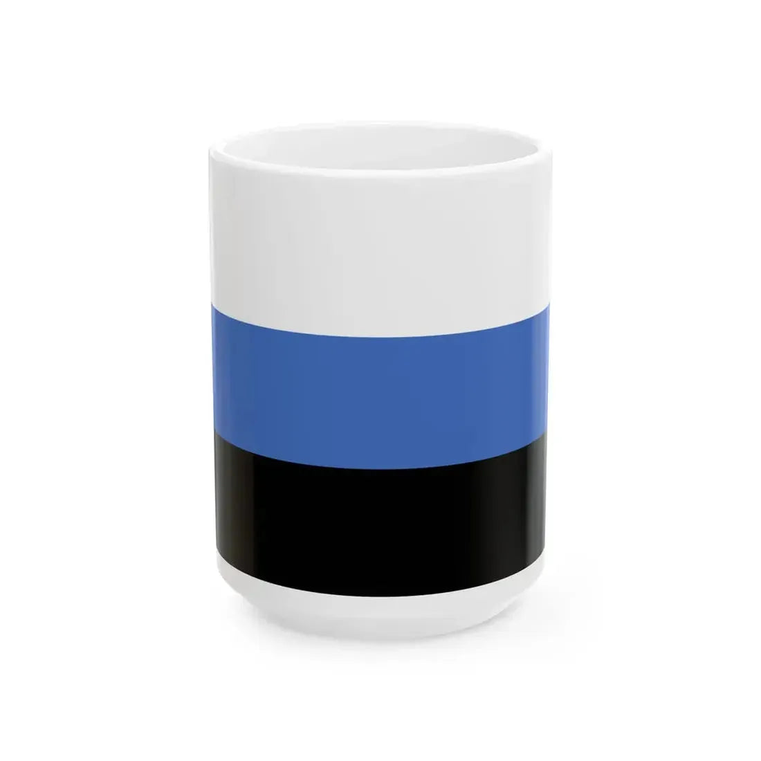 POL gmina Rychtal flag 1996-2019 (Poland) White Coffee Mug 15oz - Go Mug Yourself