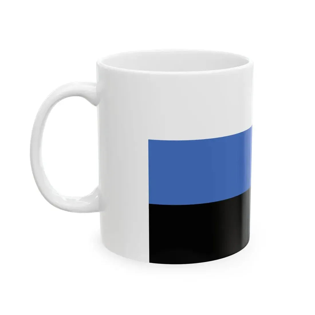 POL gmina Rychtal flag 1996-2019 (Poland) White Coffee Mug - Go Mug Yourself