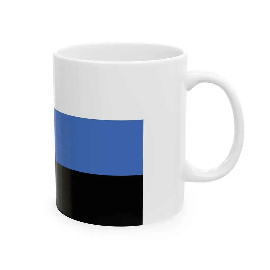 POL gmina Rychtal flag 1996-2019 (Poland) White Coffee Mug - Go Mug Yourself