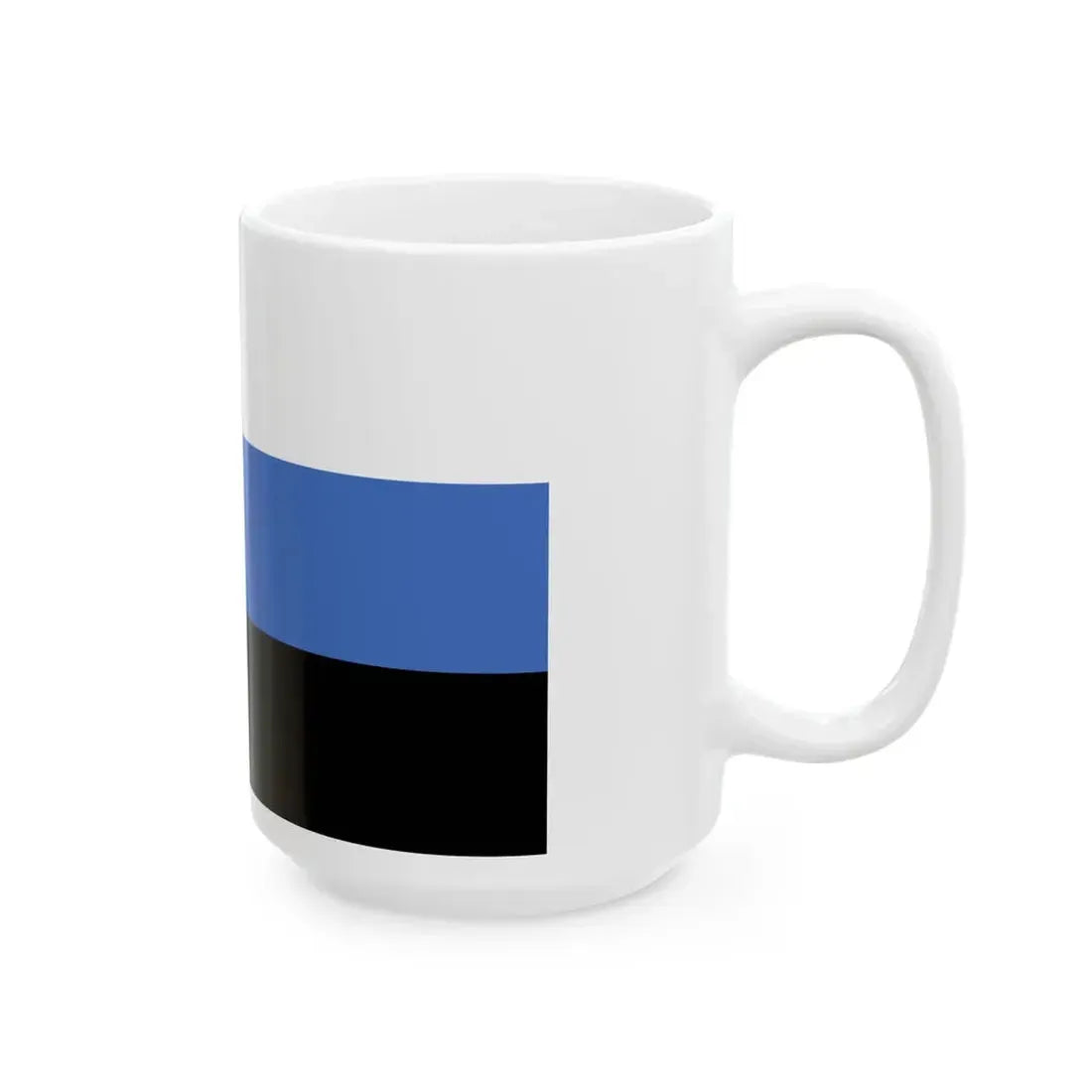 POL gmina Rychtal flag 1996-2019 (Poland) White Coffee Mug - Go Mug Yourself