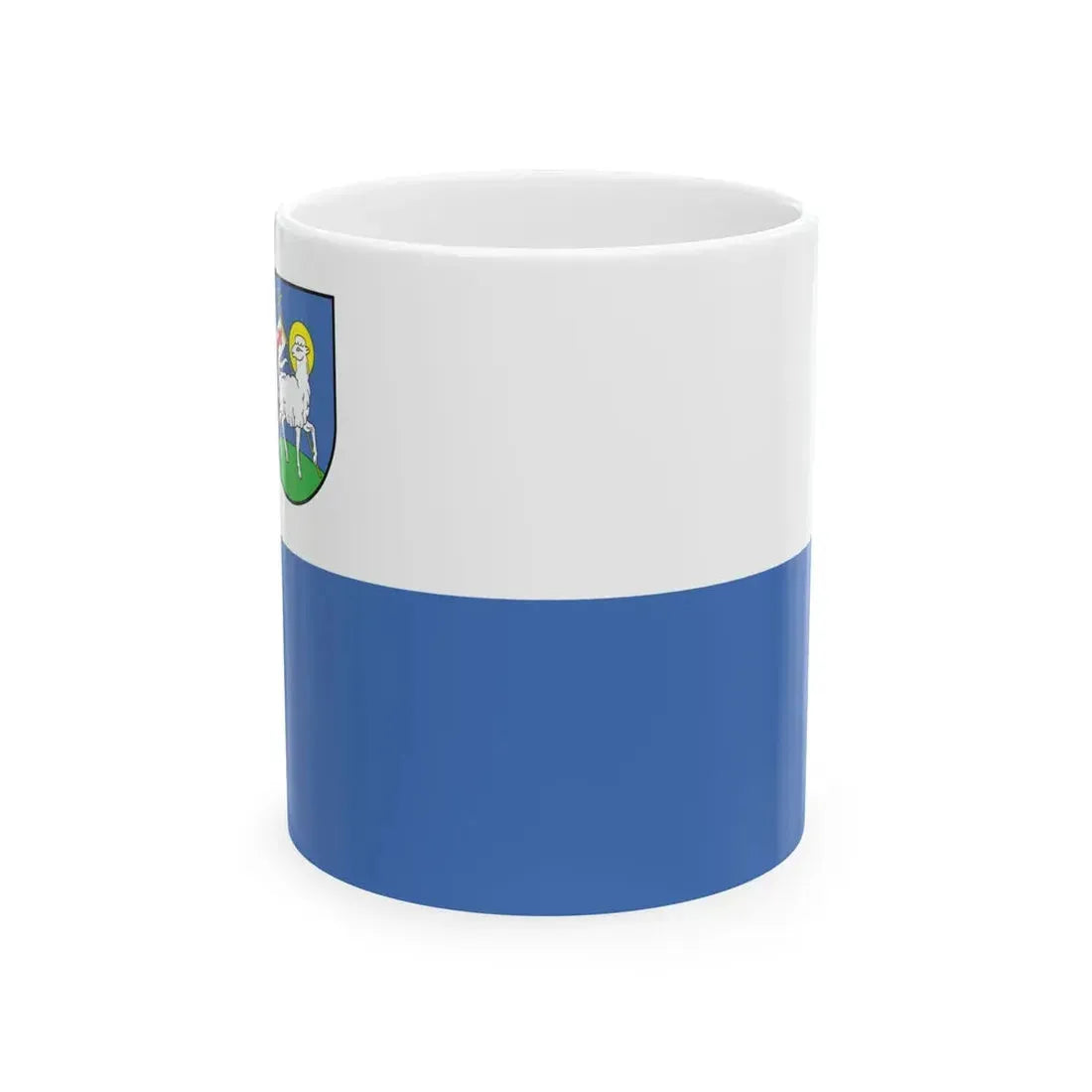 POL gmina Rychtal flag (Poland) White Coffee Mug 11oz - Go Mug Yourself