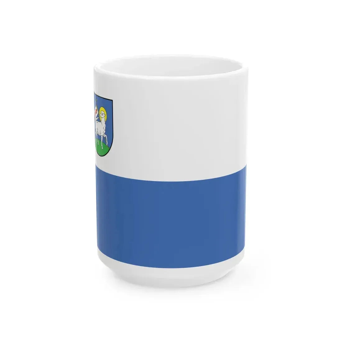 POL gmina Rychtal flag (Poland) White Coffee Mug 15oz - Go Mug Yourself