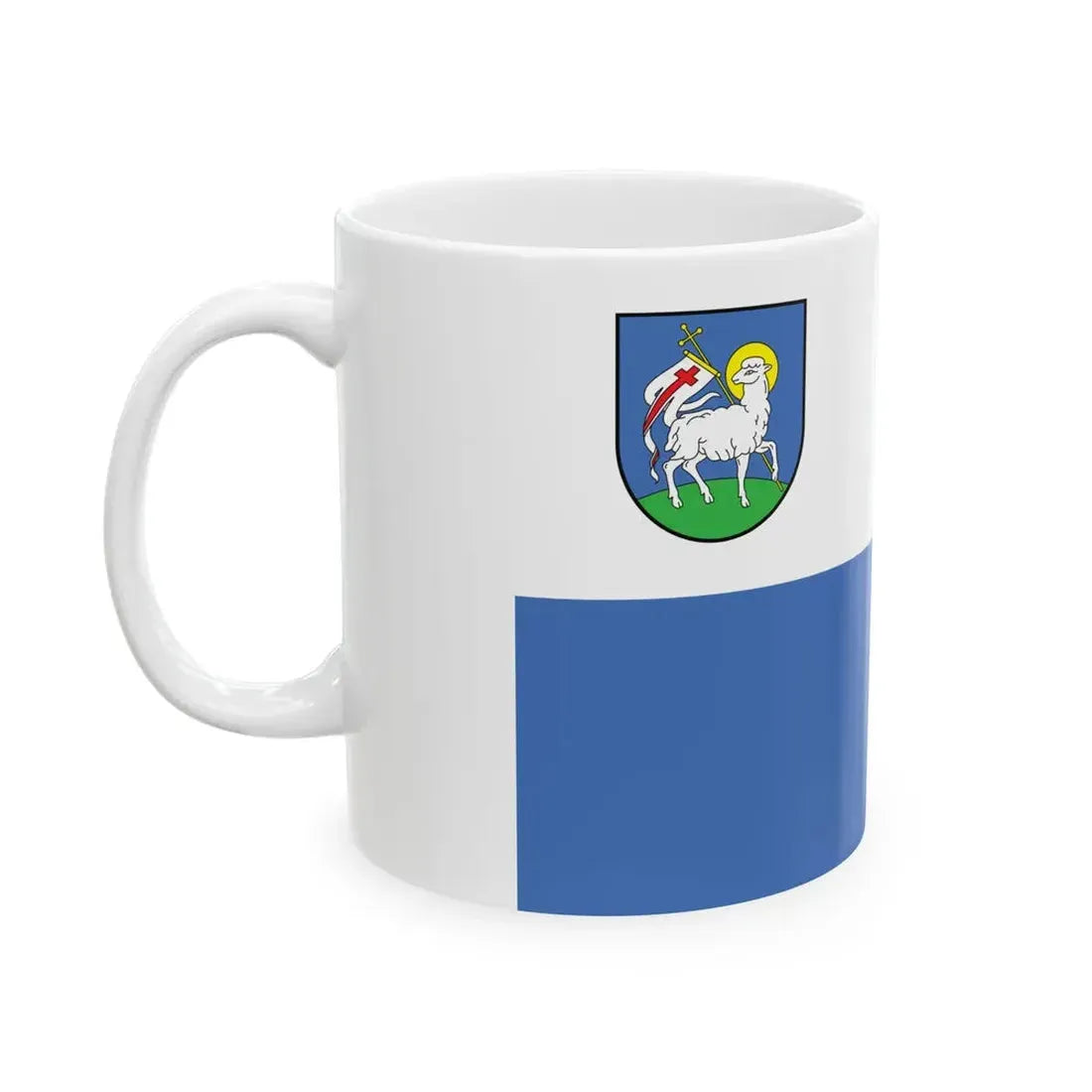 POL gmina Rychtal flag (Poland) White Coffee Mug - Go Mug Yourself