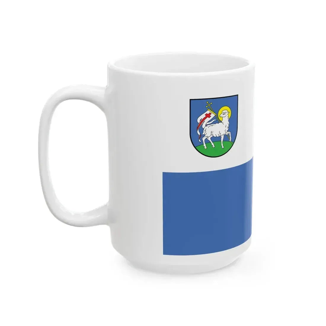 POL gmina Rychtal flag (Poland) White Coffee Mug - Go Mug Yourself