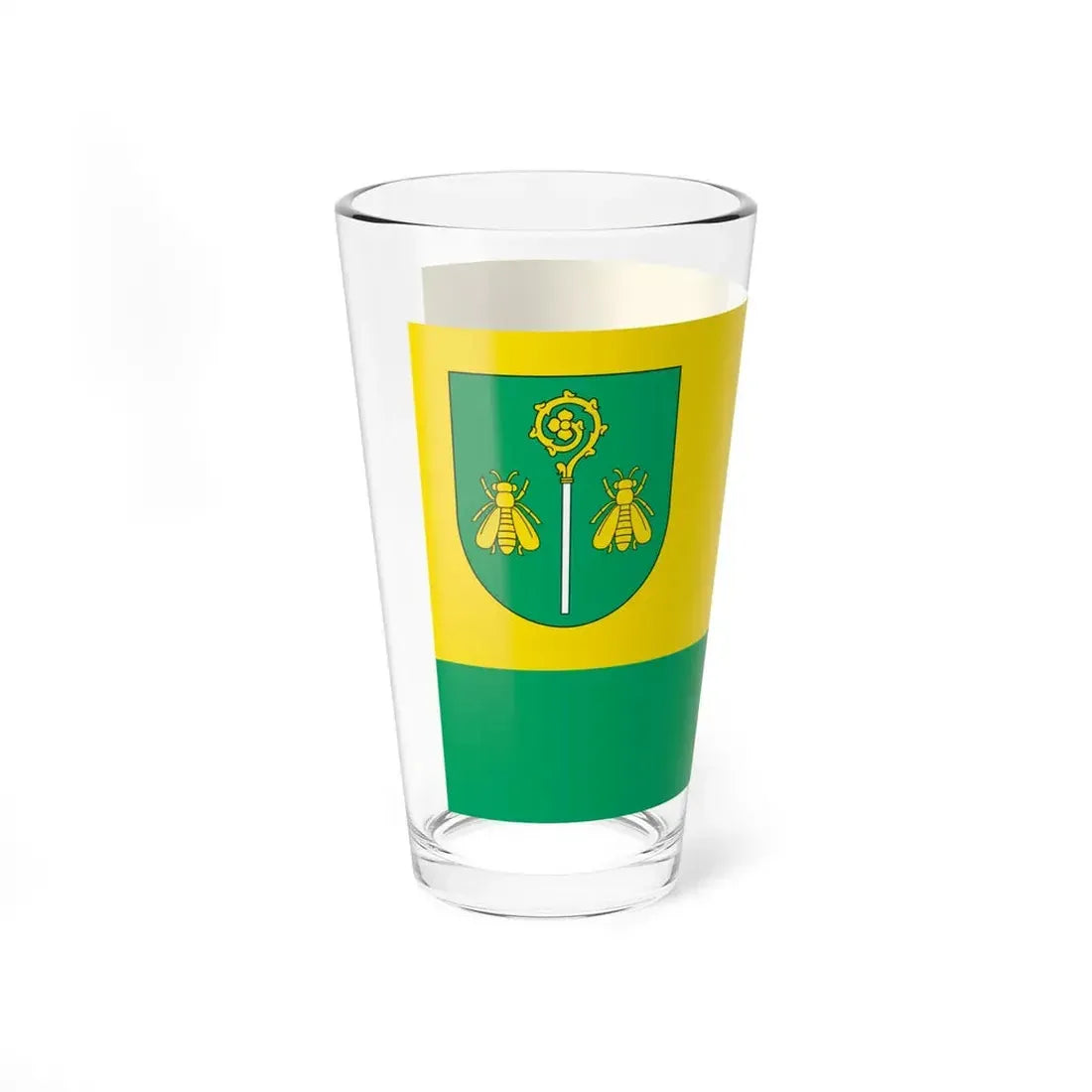 POL gmina Rzasnik flag (Poland) Pint Glass 16oz - Go Mug Yourself