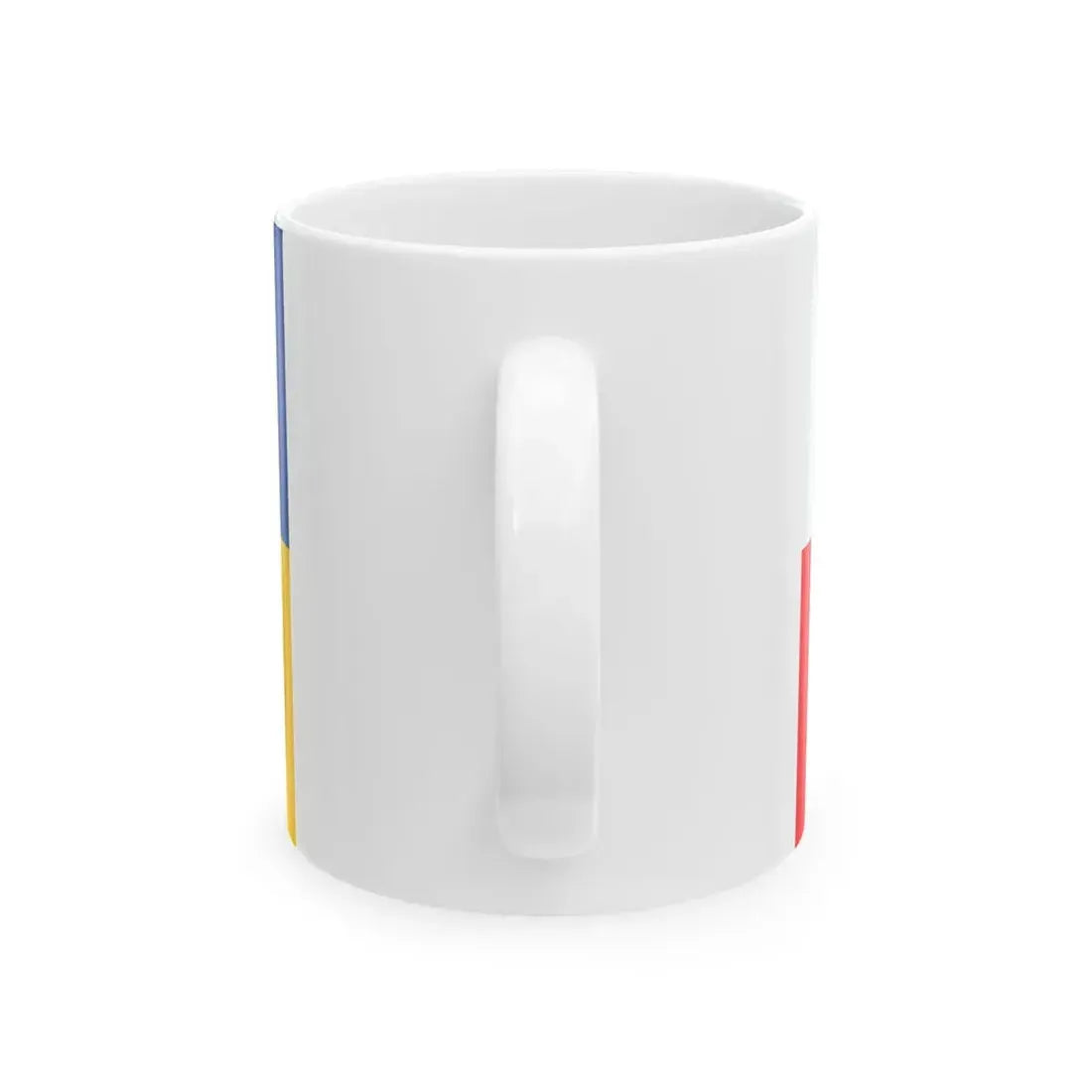POL gmina Sanok flag (Poland) White Coffee Mug - Go Mug Yourself