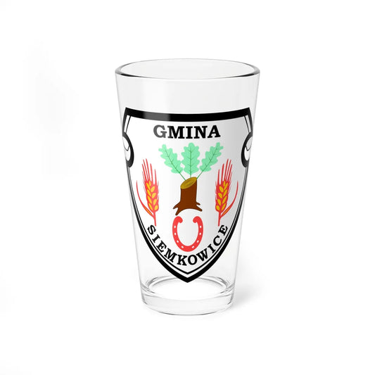 POL gmina Siemkowice COA (Poland) (Coat of Arms) Pint Glass 16oz 16oz - Go Mug Yourself