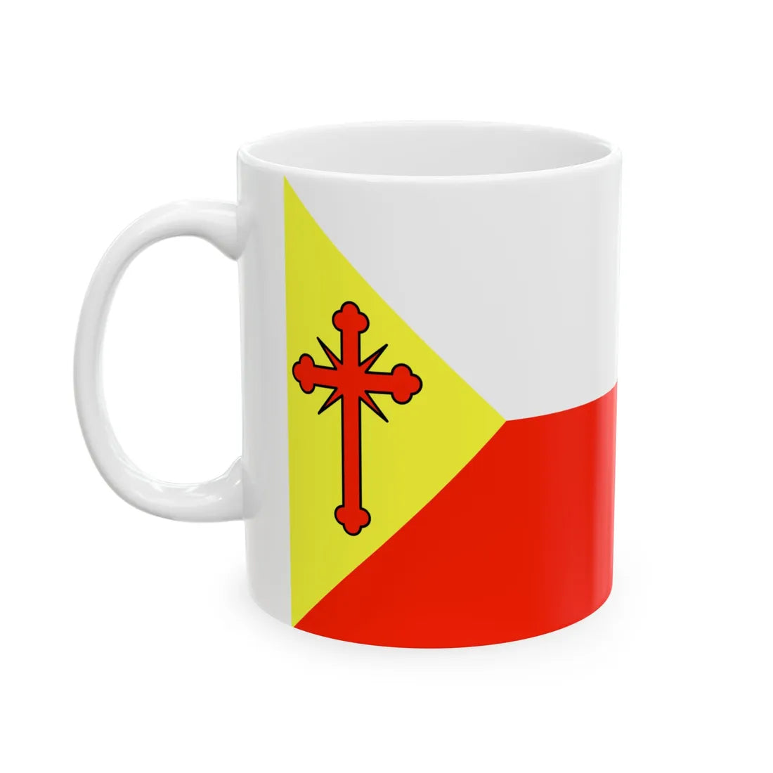 POL gmina Skarzysko Koscielne flag (Poland) White Coffee Mug - Go Mug Yourself