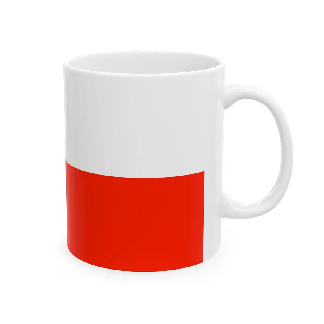 POL gmina Skarzysko Koscielne flag (Poland) White Coffee Mug - Go Mug Yourself