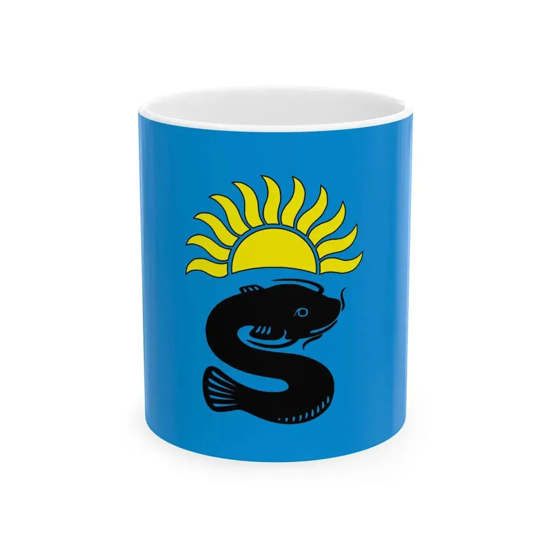 POL gmina Somianka flag (Poland) White Coffee Mug 11oz - Go Mug Yourself