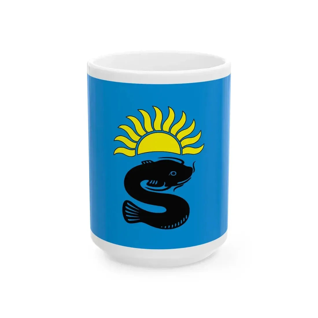 POL gmina Somianka flag (Poland) White Coffee Mug 15oz - Go Mug Yourself