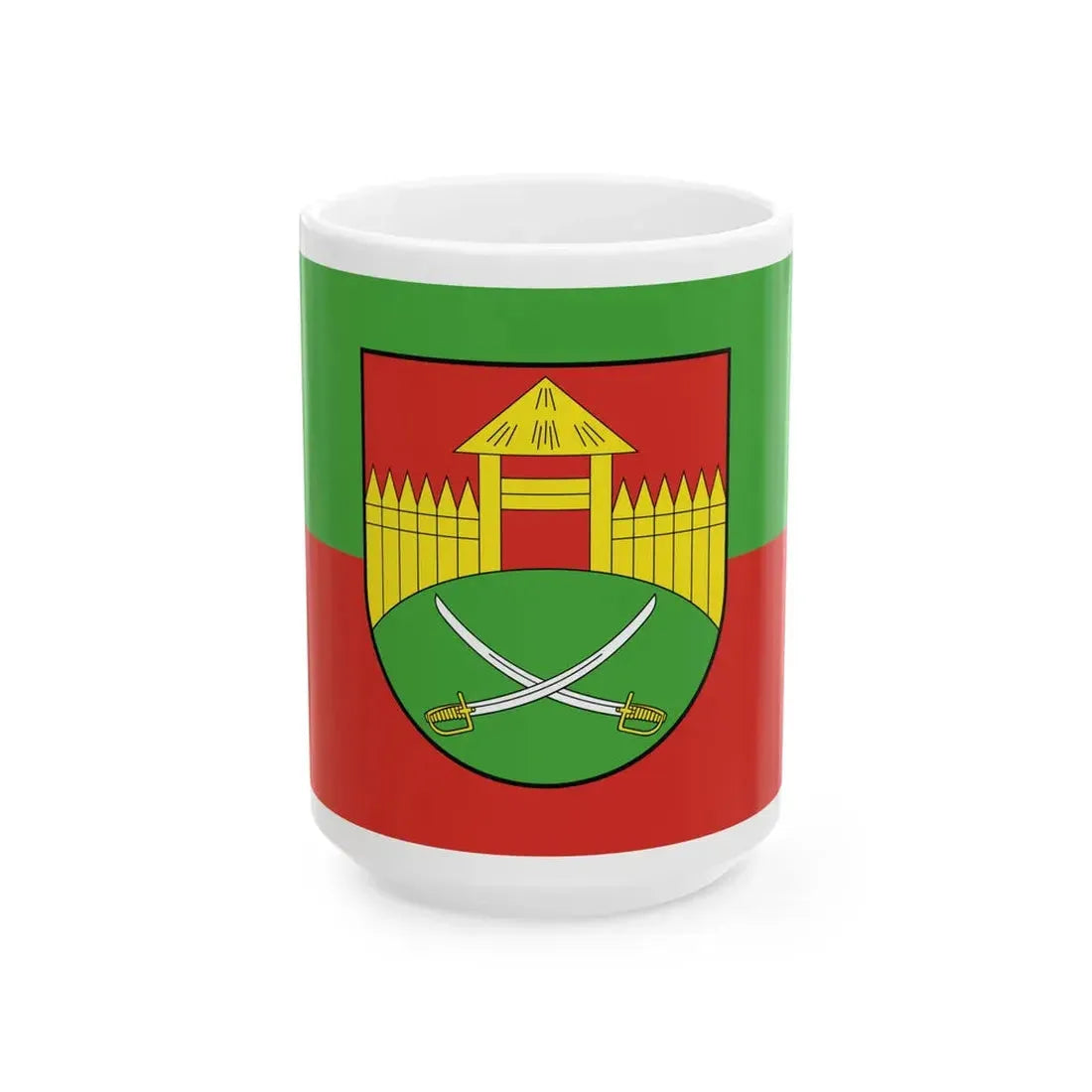 POL gmina Sonsk flag (Poland) White Coffee Mug 15oz - Go Mug Yourself