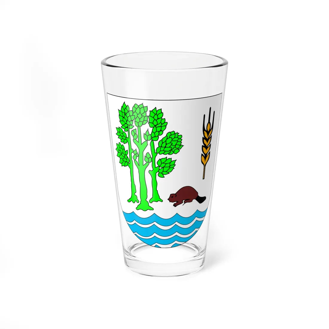 POL gmina Srokowo COA (Poland) (Coat of Arms) Pint Glass 16oz 16oz - Go Mug Yourself