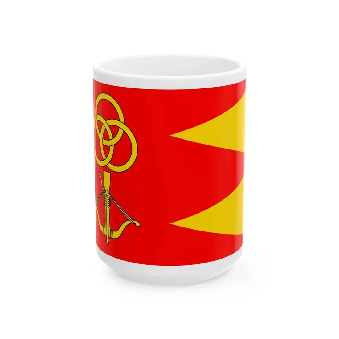 POL gmina Strzelce flag (Poland) White Coffee Mug 15oz - Go Mug Yourself