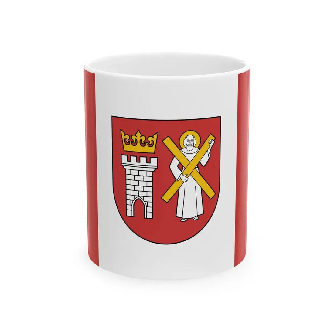 POL gmina Szaflary flag (Poland) White Coffee Mug 11oz - Go Mug Yourself