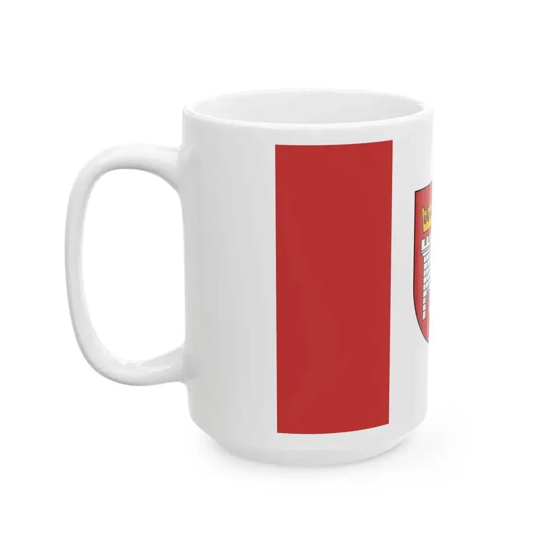 POL gmina Szaflary flag (Poland) White Coffee Mug - Go Mug Yourself
