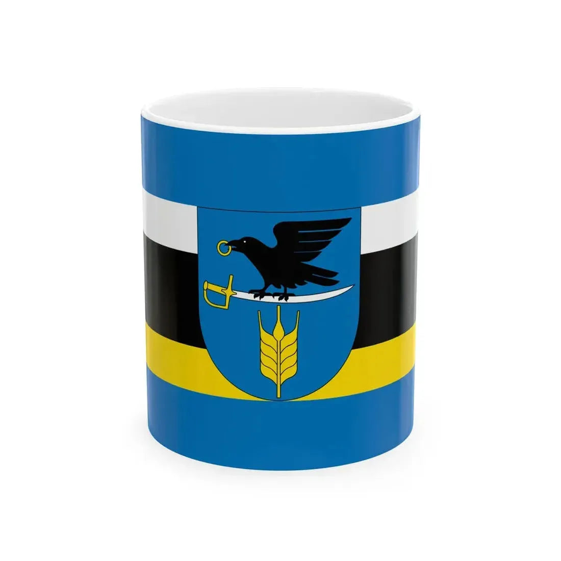 POL gmina Szepietowo flag (Poland) White Coffee Mug 11oz - Go Mug Yourself