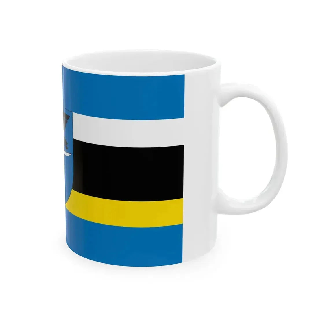 POL gmina Szepietowo flag (Poland) White Coffee Mug - Go Mug Yourself