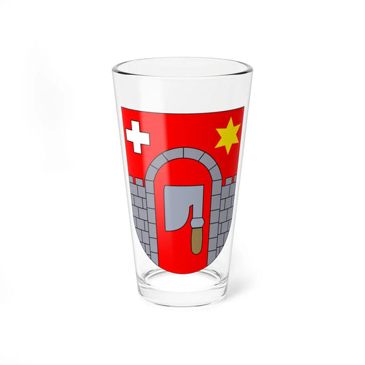 POL gmina Tarłów COA (Poland) (Coat of Arms) Pint Glass 16oz 16oz - Go Mug Yourself