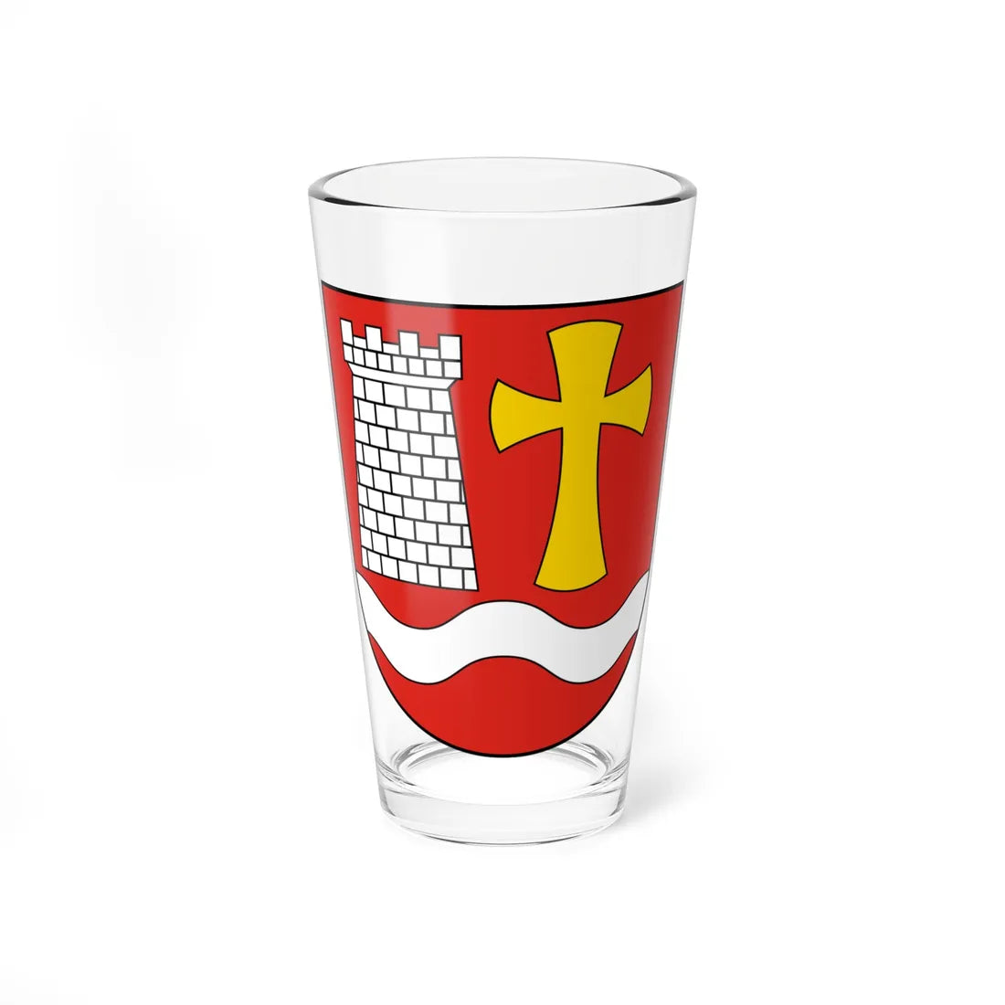 POL gmina Tomice COA (Poland) (Coat of Arms) Pint Glass 16oz 16oz - Go Mug Yourself