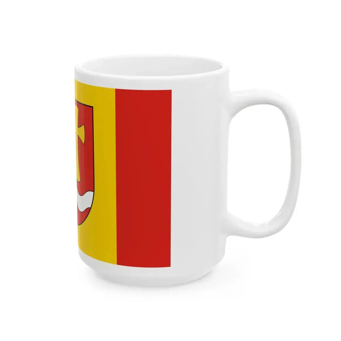POL gmina Tomice flag (Poland) White Coffee Mug - Go Mug Yourself