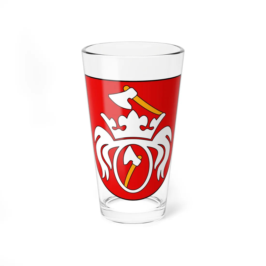 POL gmina Trzcinica COA (Poland) (Coat of Arms) Pint Glass 16oz 16oz - Go Mug Yourself