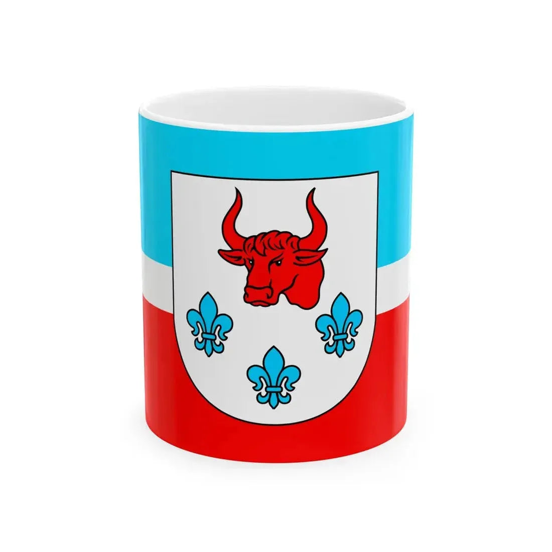 POL gmina Turek flag (Poland) White Coffee Mug 11oz - Go Mug Yourself
