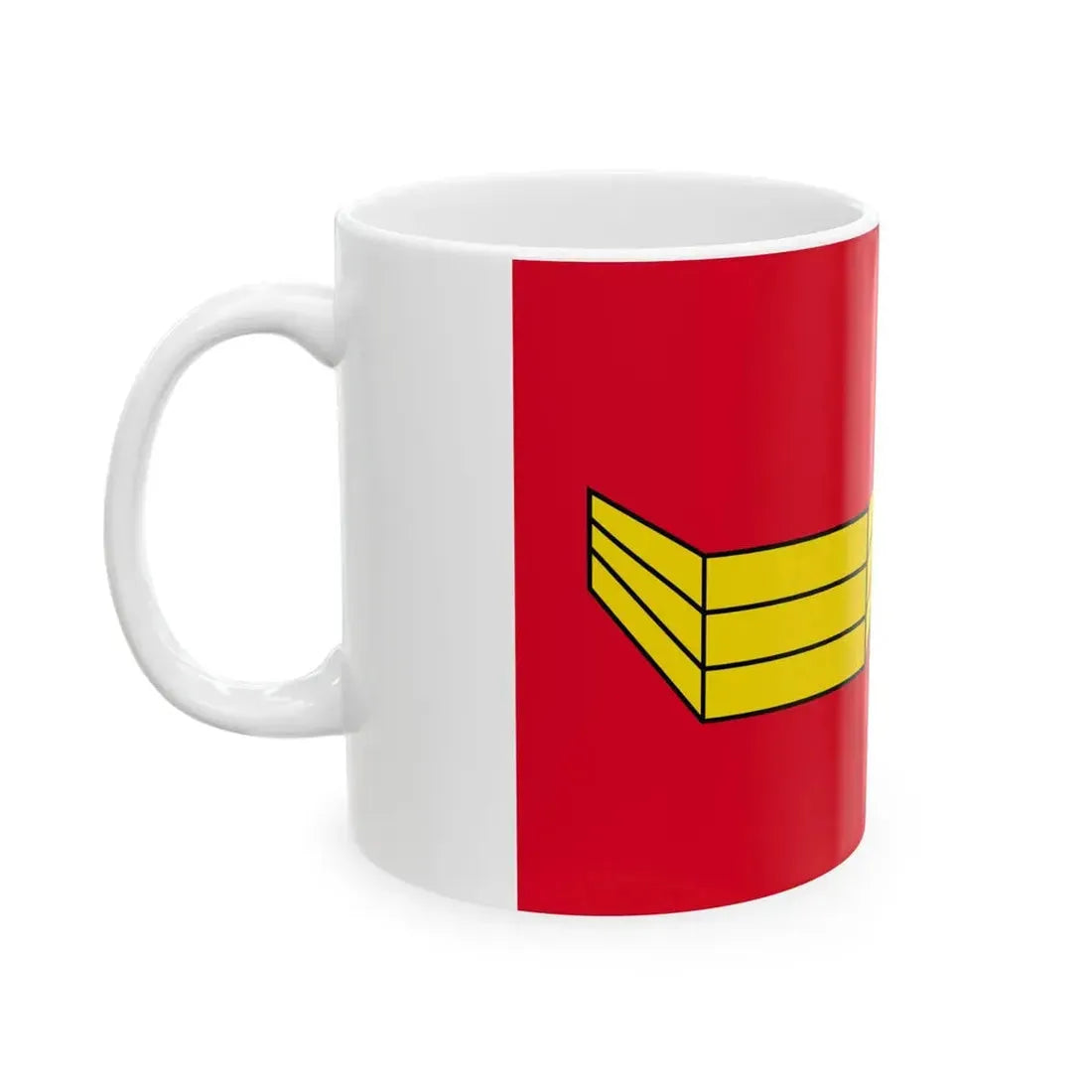 POL gmina Turobin flag (Poland) White Coffee Mug - Go Mug Yourself