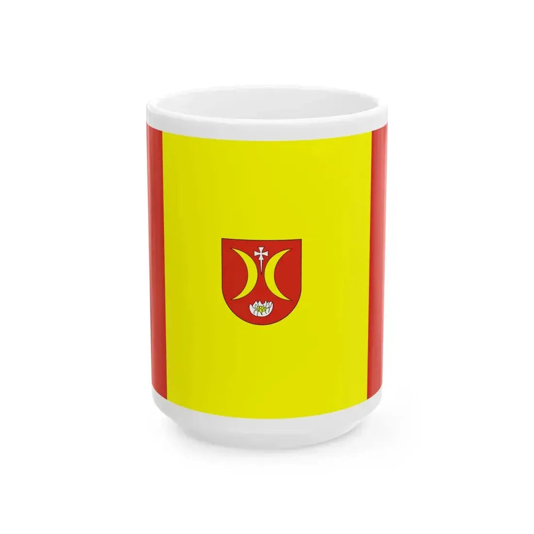 POL gmina Turosn Koscielna flag (Poland) White Coffee Mug 15oz - Go Mug Yourself
