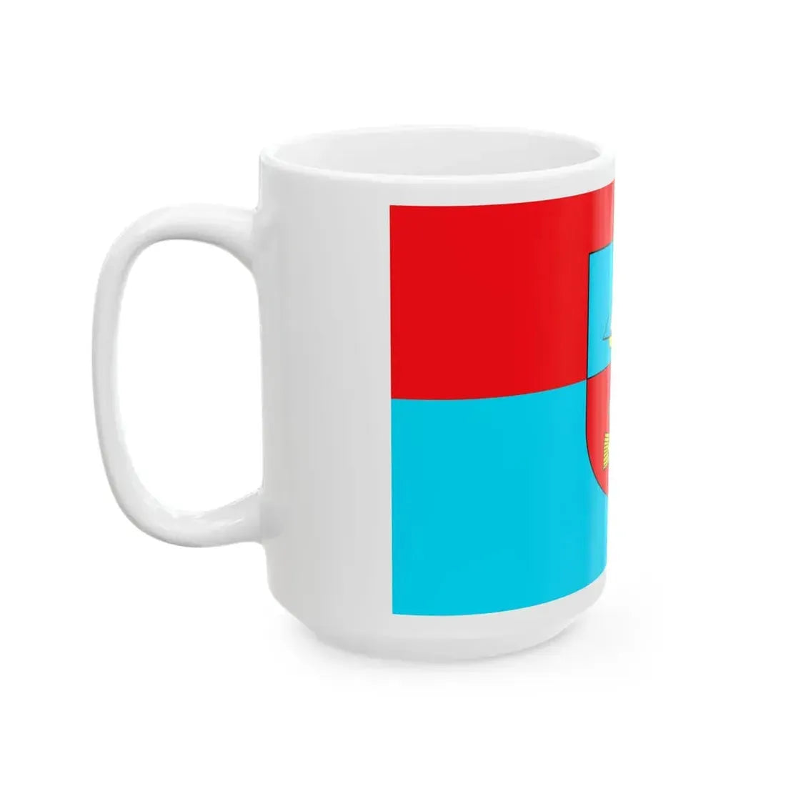 POL gmina Ustka flag (Poland) White Coffee Mug - Go Mug Yourself