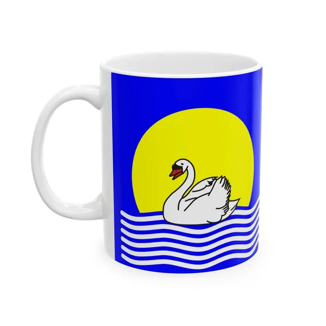 POL gmina Widuchowa flag (Poland) White Coffee Mug - Go Mug Yourself